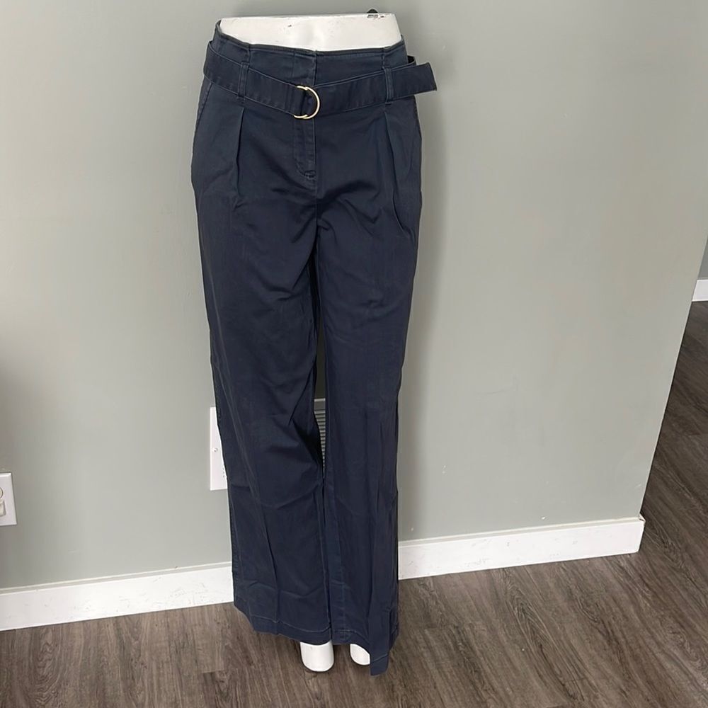 Jones New York Cotton Navy Pants NEW